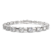 Florimel Round Cut Diamond Tennis Bracelet Prong Set (8 ctw) - Nivetta